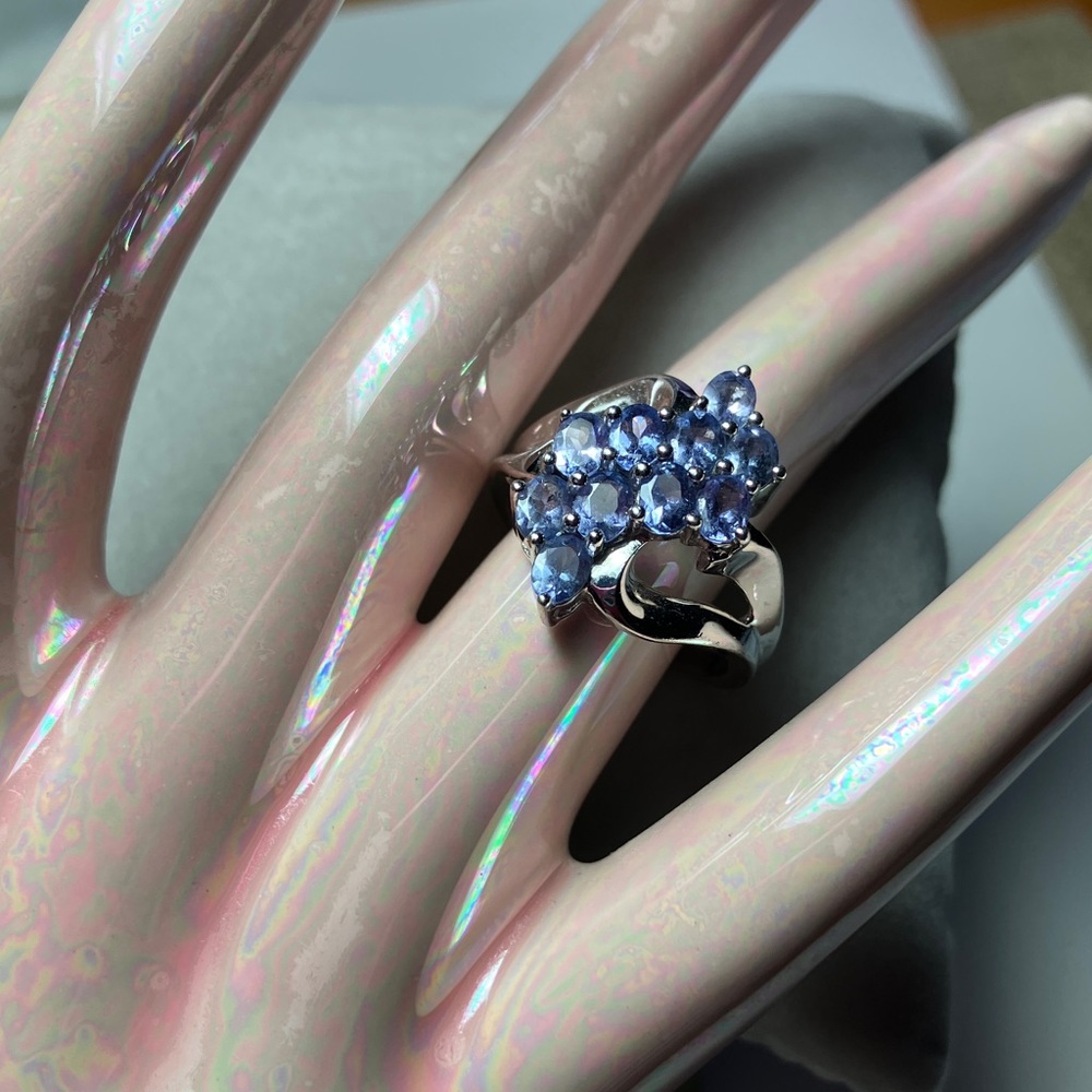 Lovely Ring Tanzanite Sterling Silver QVC